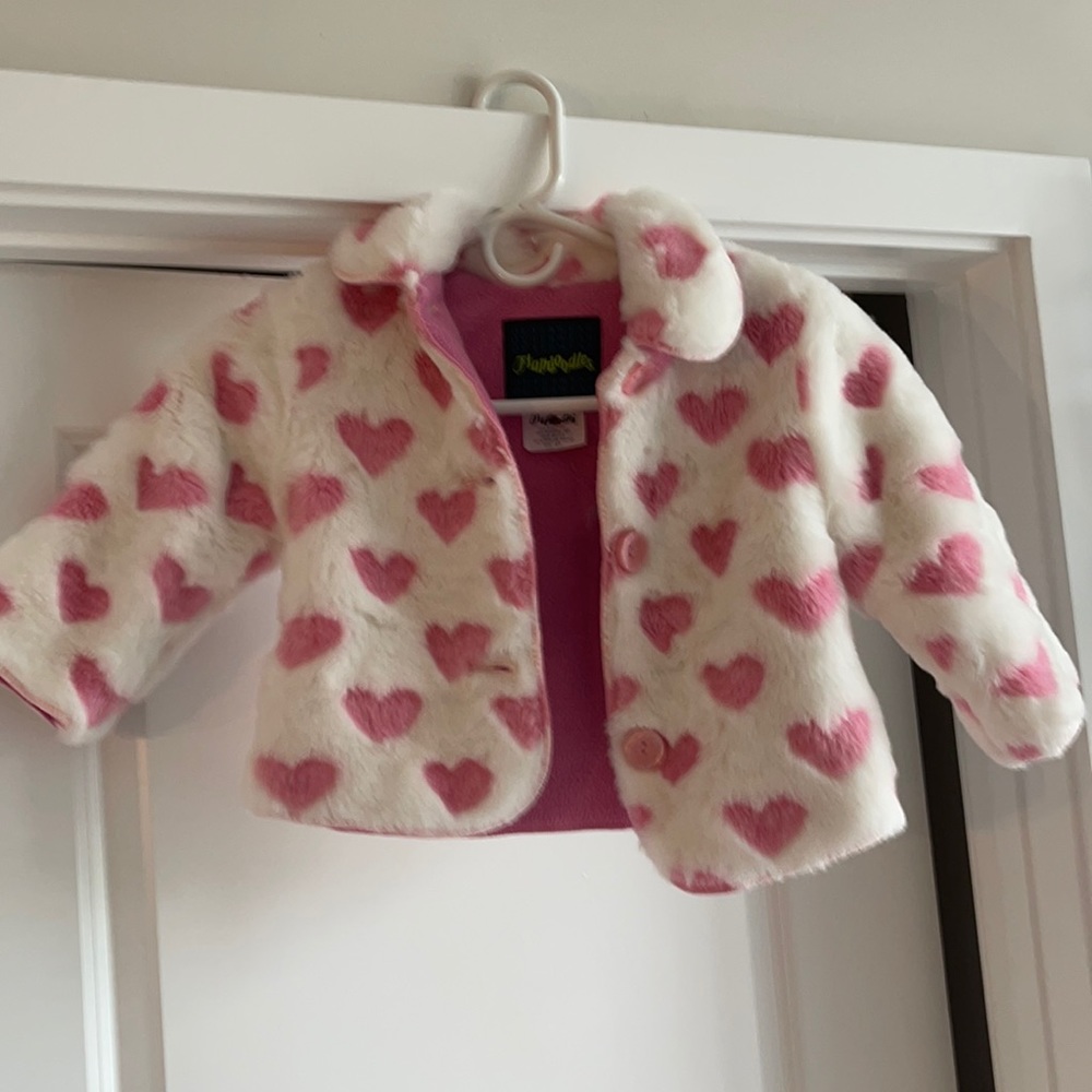 Brand new toddler heart jacket